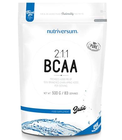 BCAA 2:1:1 Basic 500 g - Nutriversum