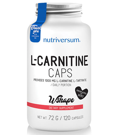 L-Carnitine Caps WShape 120 kapsula - Nutriversum