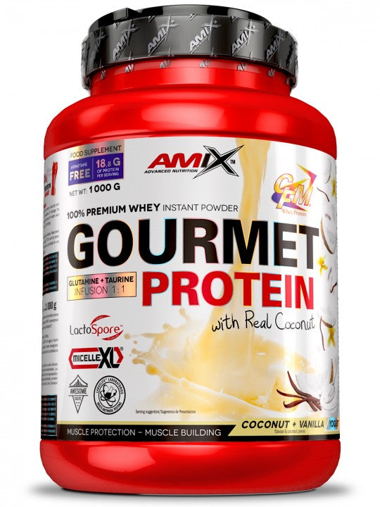 Amix Gourmet Protein 1 kg Coconut-Vanilla
