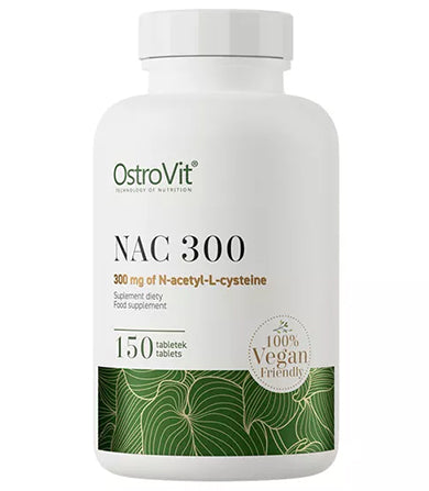 NAC N-Acetyl-L-Cysteine VEGE 300 mg 150 tableta - OstroVit
