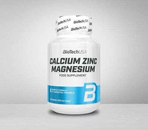 Calcium Zinc Magnesium 100 tableta - BioTechUSA