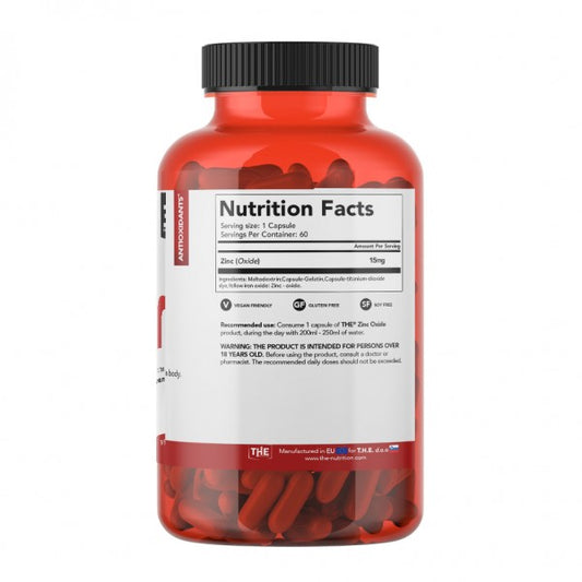 Zinc (Cink) - 60 Kapsula THE NUTRITION