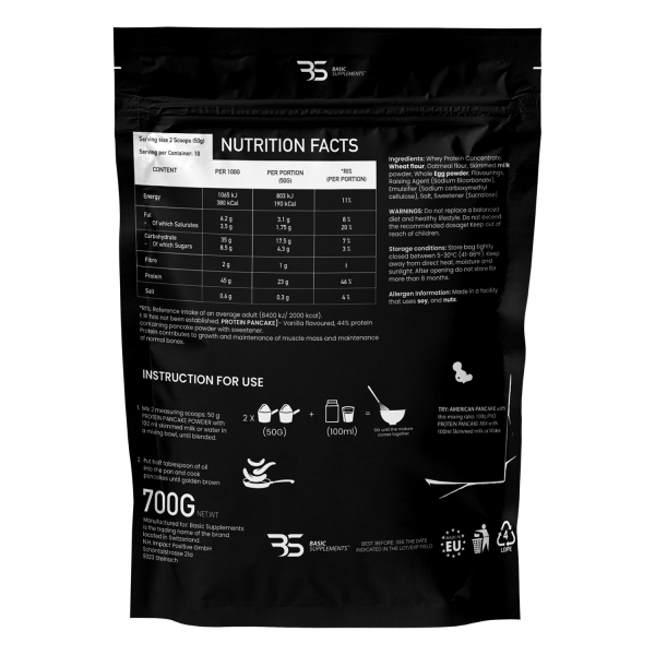 PROTEIN PANCAKE MIX 700G - PROTEINSKE PALAČINKE
