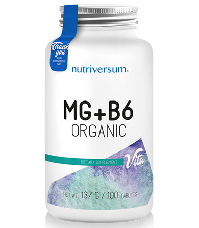Magnesium Citrate + B6 100 tableta - Nutriversum