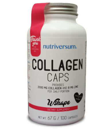 Collagen Caps + Zinc WShape 100 kapsula - Nutriversum
