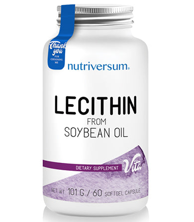 Lecithin from Soybean Oil 60 gelkapsula - Nutriversum