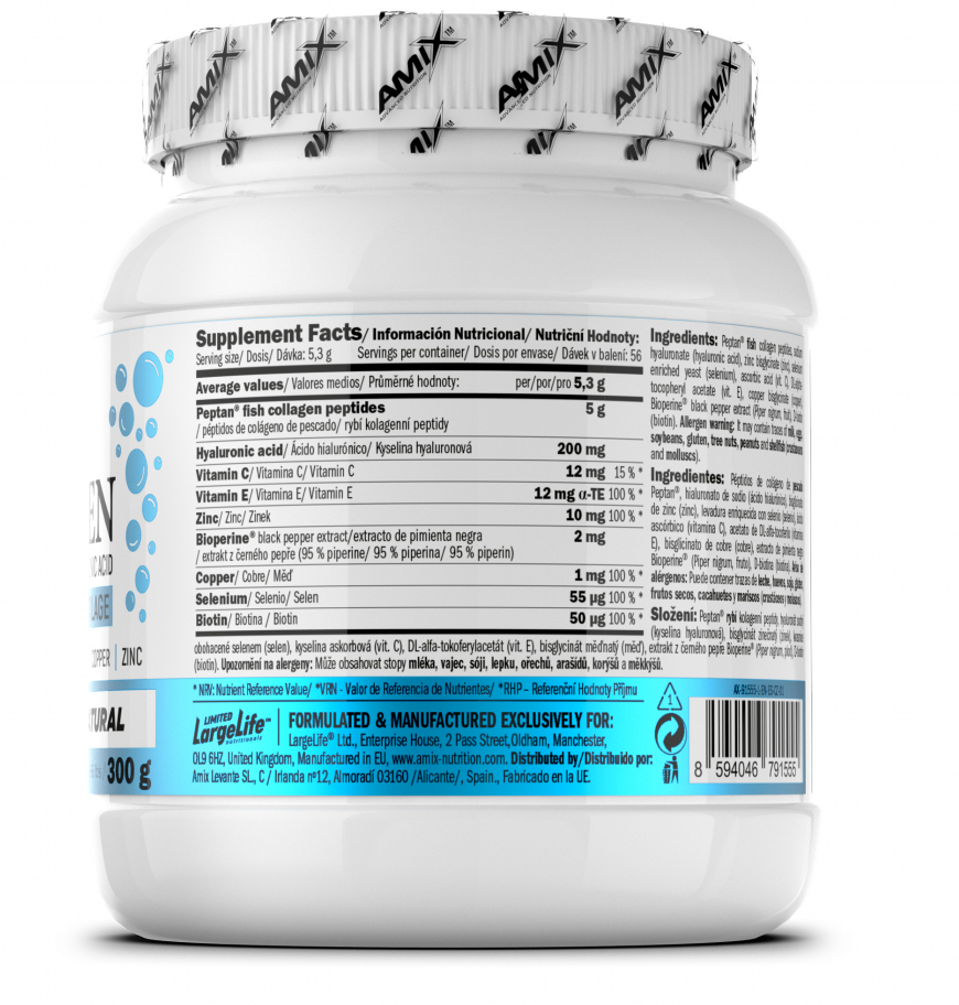 Sastav Amix Collagen Marine Peptan Drink 300 g Natural