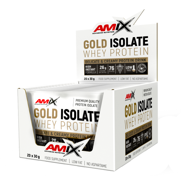 Amix Gold Whey Protein Isolate 20 × 30 g Chocolate