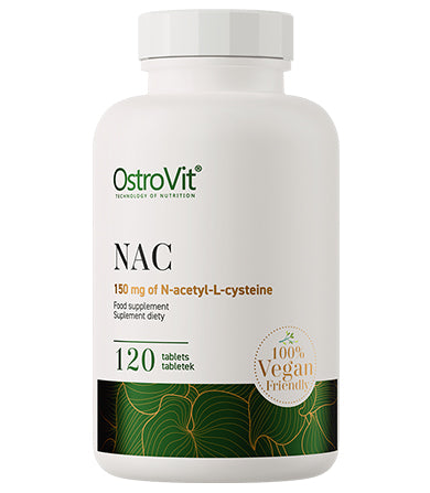 NAC N-Acetyl-L-Cysteine VEGE 150 mg 120 tableta - OstroVit