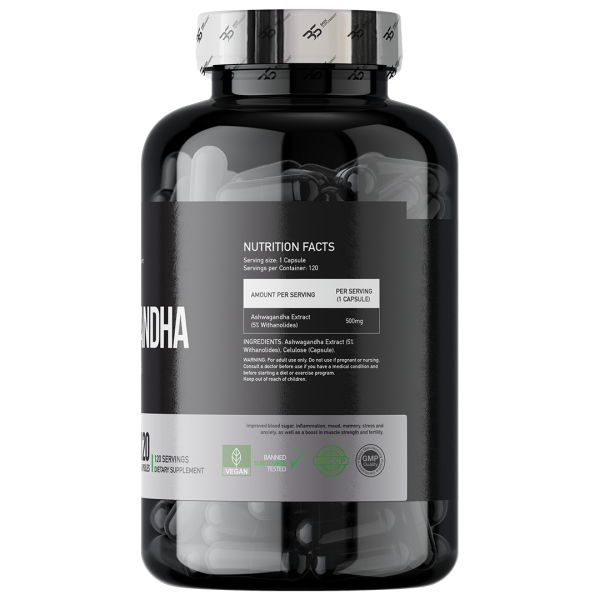 Ashwagandha PRO 120 kapsula - Basic Supplements