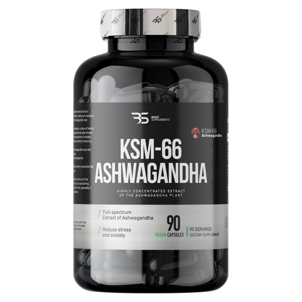 ASHWAGANDHA KSM-66® 90 KAPSULA - BASIC SUPPLEMENTS