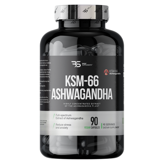 ASHWAGANDHA KSM-66® 90 KAPSULA - BASIC SUPPLEMENTS