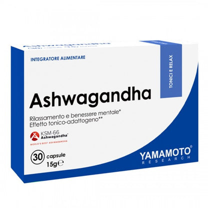 Ashwagandha KSM-66 30 KAPSULA - YAMAMOTO NUTRITION
