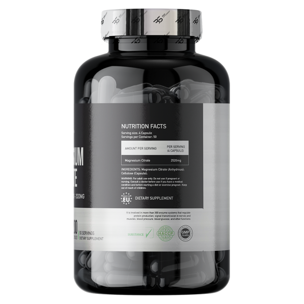 MAGNEZIJUM CITRATE PRO / 200 VEGAN CAPSULE