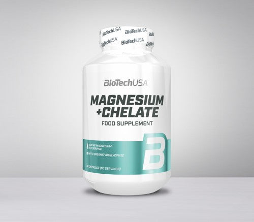 Magnesium + Chelate 60 kapsula - BioTechUSA