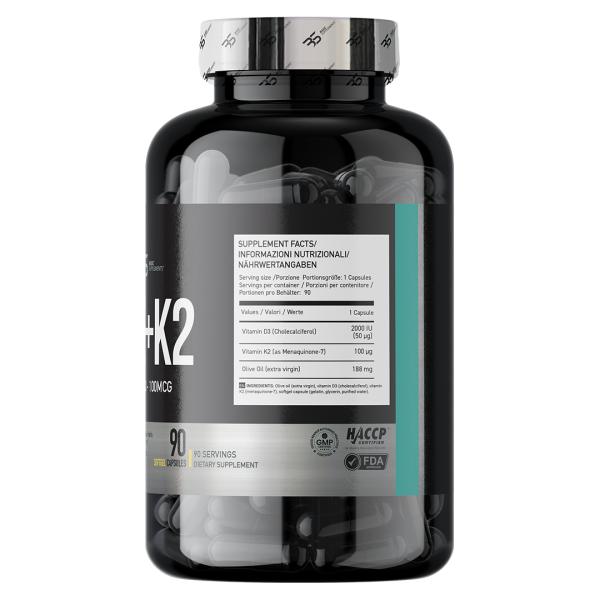 VITAMIN D3 + K2 (MK-7) PRO / 90 SOFTGEL CAPSULE