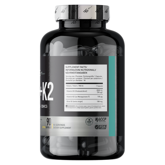 VITAMIN D3 + K2 (MK-7) PRO / 90 SOFTGEL CAPSULE