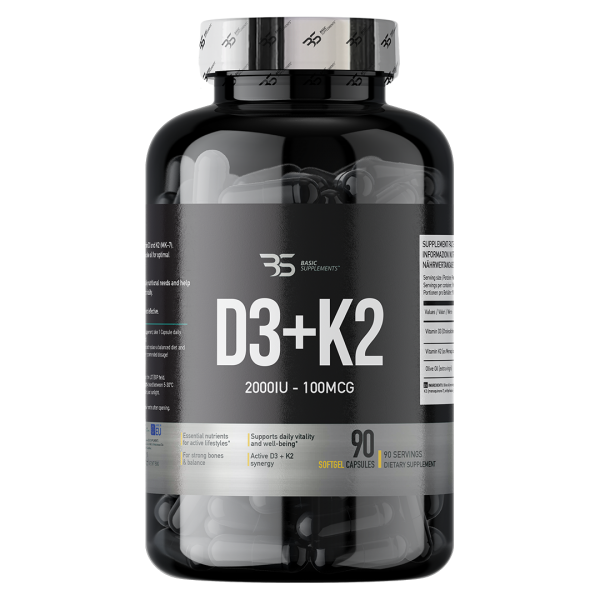 VITAMIN D3 + K2 (MK-7) PRO / 90 SOFTGEL CAPSULE