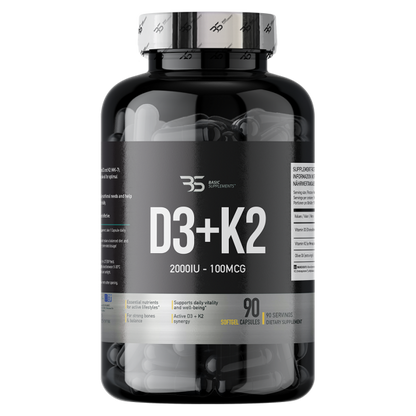 VITAMIN D3 + K2 (MK-7) PRO / 90 SOFTGEL CAPSULE